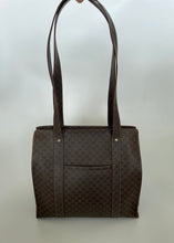 Load image into Gallery viewer, Celine, celine handbag, celine bag, Celine macadam triomphe, Celine macadam, celine triomphe, triomphe, celine vintage, celine vintage handbag, celine vintage tote