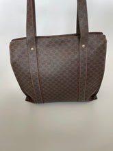 Load image into Gallery viewer, Celine, celine handbag, celine bag, Celine macadam triomphe, Celine macadam, celine triomphe, triomphe, celine vintage, celine vintage handbag, celine vintage tote