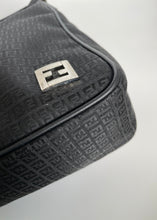 Load image into Gallery viewer, Fendi, Fendi shoulder bag, Fendi vintage bag, Fendi Handbag, Fendi Zucchino, Fendi FF, Fendi Bag, Fendi Black Handbag, Black Shoulder bag