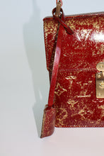 Load image into Gallery viewer, LOUIS VUITTON | SPRING STREET VERNIS HANDBAG | GOLD/ BROWN