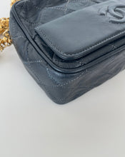 Load image into Gallery viewer, Chanel, Chanel handbag, Handbag, Vintage Chanel, Chanel camera bag, Vintage Chanel Camera bag, Navy blue chanel, Navy camera bag, Navy blue handbag, preloved chanel, secondhand chanel, Preluxe