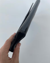 Load image into Gallery viewer, YSL. Yves saint laurent, Preloved YSL, Preloved saint laurent, Belle de jour clutch, YSL clutch, Vintage YSL, Vintage clutch, Black patent leather clutch, YSL black clutch, preloved hanbdbag, clutch, preluxe