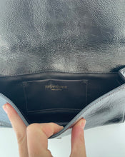 Load image into Gallery viewer, YSL. Yves saint laurent, Preloved YSL, Preloved saint laurent, Belle de jour clutch, YSL clutch, Vintage YSL, Vintage clutch, Black patent leather clutch, YSL black clutch, preloved hanbdbag, clutch, preluxe