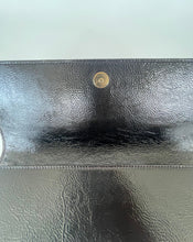 Load image into Gallery viewer, YSL. Yves saint laurent, Preloved YSL, Preloved saint laurent, Belle de jour clutch, YSL clutch, Vintage YSL, Vintage clutch, Black patent leather clutch, YSL black clutch, preloved hanbdbag, clutch, preluxe