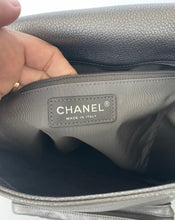 Load image into Gallery viewer, Chanel, Chanel backpack, Luxury backpack, Quilted backpack, Silver backpack, Chanel silver backpack, Chanel airlines backpack, Chanel casual rock airlines backpack, chanel casual rock backpack, Chanel travel bag, Preloved chanel, Preluxe