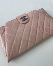 Load image into Gallery viewer, chanel, Chanel clutch, Chanel handbag, pink chanel clutch, pink clutch, Coco pleats clutch, pink coco pleats clutch, Chanel coco pleats clutch, preloved chanel , preluxe