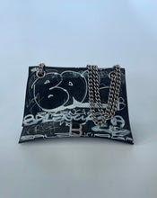 Load image into Gallery viewer, Balenciaga, Balenciaga handbag, Balenciaga graffiti crush chain bag, graffiti crush, balenciaga graffiti bag, graffiti handbag, black balenciaga bag, preloved handbag, preluxe, preloved balenciaga