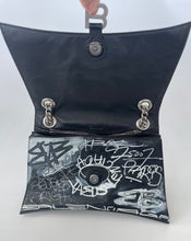 Load image into Gallery viewer, Balenciaga, Balenciaga handbag, Balenciaga graffiti crush chain bag, graffiti crush, balenciaga graffiti bag, graffiti handbag, black balenciaga bag, preloved handbag, preluxe, preloved balenciaga