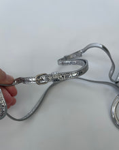 Load image into Gallery viewer, Balenciaga, Mini balenciaga, Balenciaga hourglass bag, Balenciaga mini hourglass bag, Silver balenciaga bag, Mini hourglass handbag, Mini silver hourglass bag, crossbody balenciaga, preluxe, preloved handbag, preloved balenciaga