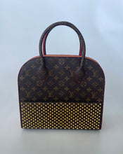 Load image into Gallery viewer, Louis Vuitton, Louis vuitton x Christian Louboutin, Louis Vuitton Iconoclast  Tote, Iconoclast shopping tote, LV Iconoclast, LV, studded handbag, Louis vuitton handbag, Monogram handbag, Preluxe, Preloved Louis Vuitton, Preloved handbags
