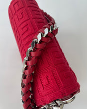 Load image into Gallery viewer, GIVENCHY, Givenchy crossbody, Red givenchy, Givenchy 4G collection, Givenchy 4g woven small chain crossbody bag, 4g woven bag, 4g woven crossbody, preluxe, preloved, preloved givenchy

