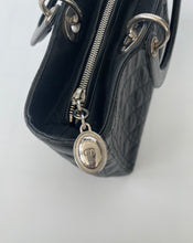Load image into Gallery viewer, Dior, Christian dior, Lady DIor handbag, Lady dior cannage handbag, Lady dior bag, Dior cannage, Preluxe, Preloved handbag, Preloved dior, Black dior handbag