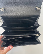 Load image into Gallery viewer, Gucci, gucci crossbody, gucci handbag, Gucci mini dionysus, gucci dionysus collection, Gucci mini dionysus black, black mini dionysus, dionysus wallet on a chain, preloved gucci, preluxe