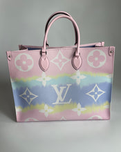 Load image into Gallery viewer, LV, Louis vuitton, Onthego, onthego gm, LV onthego, Louis vuitton onthego, Onthego pastel, Onthego escale pastel, Monogram escale pastel, Louis vuitton tote bag, lv tote bag, tote bag, 
