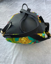 Load image into Gallery viewer, Versace, Versace backpack, Versace medusa nylon zip backpack, medusa backpack, preloved, preluxe, versace medusa backpack