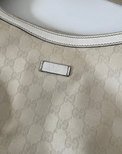 Load image into Gallery viewer, Gucci, Gucci sherry line shoulder bag, White sherry line shoulder bag, white gucci bag, preloved gucci, gucci sale, Handbag, handbags, gucci crossbody, gucci crossbody bag
