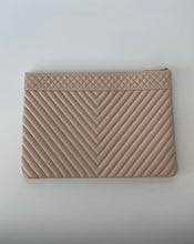 Load image into Gallery viewer, Chanel, Chanel pouch, Chanel classic pouch, chanel clutch, chanel nude clutch, nude clutch, nude pouch, preluxe, preloved, chanel sale
