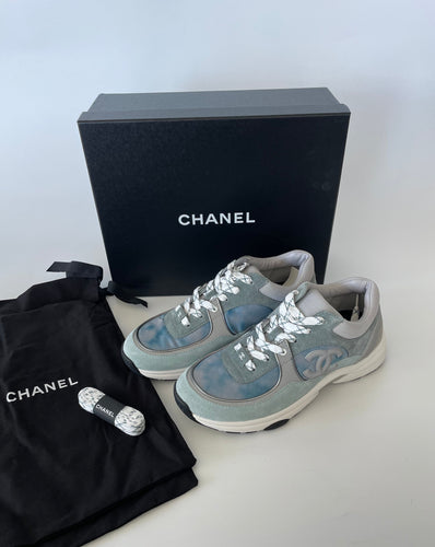 Chanel, Chanel sneakers, Chanel womens sneakers, Chanel shoes, Chanel sale, Chanel low top sneaker, Chanel sneaker size 39