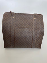 Load image into Gallery viewer, Celine, celine handbag, celine bag, Celine macadam triomphe, Celine macadam, celine triomphe, triomphe, celine vintage, celine vintage handbag, celine vintage tote