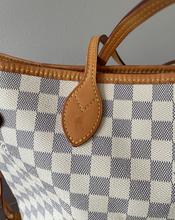 Load image into Gallery viewer, Louis Vuitton Neverfull mm Damier Azur preluxe