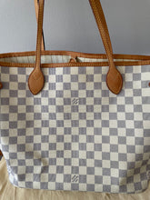 Load image into Gallery viewer, Louis Vuitton Neverfull mm Damier Azur preluxe