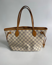 Load image into Gallery viewer, Neverfull pm, neverfull, neverfull damier azur, neverfull azur, louis vuitton, louis vuitton neverfull, louis vuitton neverfull pm, louis vuitton neverfull azur
