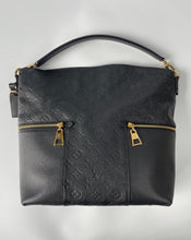 Load image into Gallery viewer, Louis Vuitton, Louis Vuitton empriente leather, LV black handbag, Louis Vuitton black handbag, LV black bag, Louis Vuitton black bag