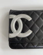 Load image into Gallery viewer, Chanel Cambon Wallet on a chain Black crossbody