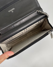 Load image into Gallery viewer, Chanel Cambon Wallet on a chain Black crossbody