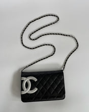 Load image into Gallery viewer, Chanel Cambon Wallet on a chain Black crossbody