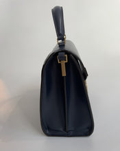 Load image into Gallery viewer, YSL, Saint Laurent, Cassandra top handle, Navy blue Cassandra, Ysl Cassandra, Saint Laurent Cassandra, top handle ysl, Preloved ysl