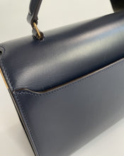 Load image into Gallery viewer, YSL, Saint Laurent, Cassandra top handle, Navy blue Cassandra, Ysl Cassandra, Saint Laurent Cassandra, top handle ysl, Preloved ysl