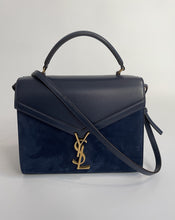 Load image into Gallery viewer, YSL, Saint Laurent, Cassandra top handle, Navy blue Cassandra, Ysl Cassandra, Saint Laurent Cassandra, top handle ysl, Preloved ysl