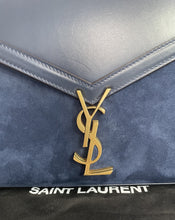 Load image into Gallery viewer, YSL, Saint Laurent, Cassandra top handle, Navy blue Cassandra, Ysl Cassandra, Saint Laurent Cassandra, top handle ysl, Preloved ysl