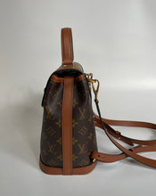 Load image into Gallery viewer, Lv, Louis vuitton, lv backpack, louis vuitton backpack, monogram backpack, reverse monogram backpack, backpack, the real real, fashionphile, preloved handbag