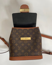 Load image into Gallery viewer, Lv, Louis vuitton, lv backpack, louis vuitton backpack, monogram backpack, reverse monogram backpack, backpack, the real real, fashionphile, preloved handbag