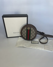 Load image into Gallery viewer, Gucci, Gucci backpack, Gucci round backpack, gucci mini backpack, gucci ophidia backpack, gucci web supreme backpack
