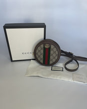 Load image into Gallery viewer, Gucci, Gucci backpack, Gucci round backpack, gucci mini backpack, gucci ophidia backpack, gucci web supreme backpack