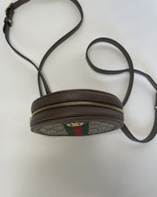 Load image into Gallery viewer, Gucci, Gucci backpack, Gucci round backpack, gucci mini backpack, gucci ophidia backpack, gucci web supreme backpack