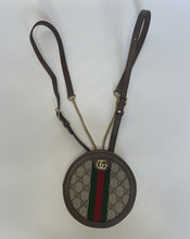 Load image into Gallery viewer, Gucci, Gucci backpack, Gucci round backpack, gucci mini backpack, gucci ophidia backpack, gucci web supreme backpack