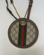 Load image into Gallery viewer, Gucci, Gucci backpack, Gucci round backpack, gucci mini backpack, gucci ophidia backpack, gucci web supreme backpack