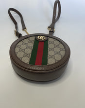 Load image into Gallery viewer, Gucci, Gucci backpack, Gucci round backpack, gucci mini backpack, gucci ophidia backpack, gucci web supreme backpack