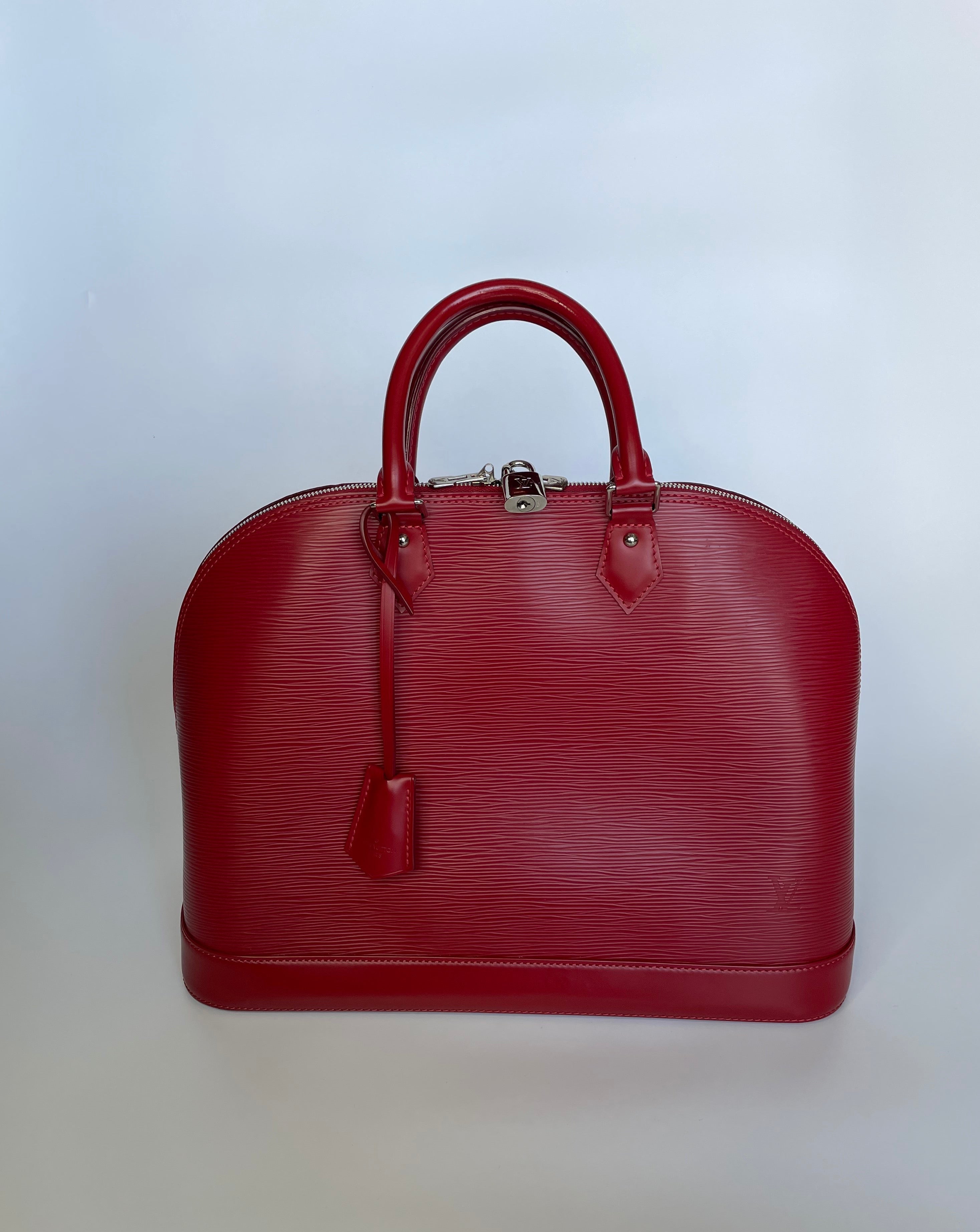 Louis Vuitton, Bags, Louis Vuitton Epi Alma Bb Shoulder Bag Red