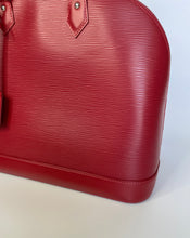 Load image into Gallery viewer, Louis Vuitton, LV, Louis Vuitton Alma GM Epi, Alma Epi, Alma GM Epi, Louis Vuitton Alma, Red Alma, Louis Vuitton Red Alma,
