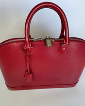 Load image into Gallery viewer, Louis Vuitton, LV, Louis Vuitton Alma GM Epi, Alma Epi, Alma GM Epi, Louis Vuitton Alma, Red Alma, Louis Vuitton Red Alma,