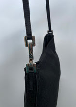 Load image into Gallery viewer, Fendi, Fendi shoulder bag, Fendi vintage bag, Fendi Handbag, Fendi Zucchino, Fendi FF, Fendi Bag, Fendi Black Handbag, Black Shoulder bag
