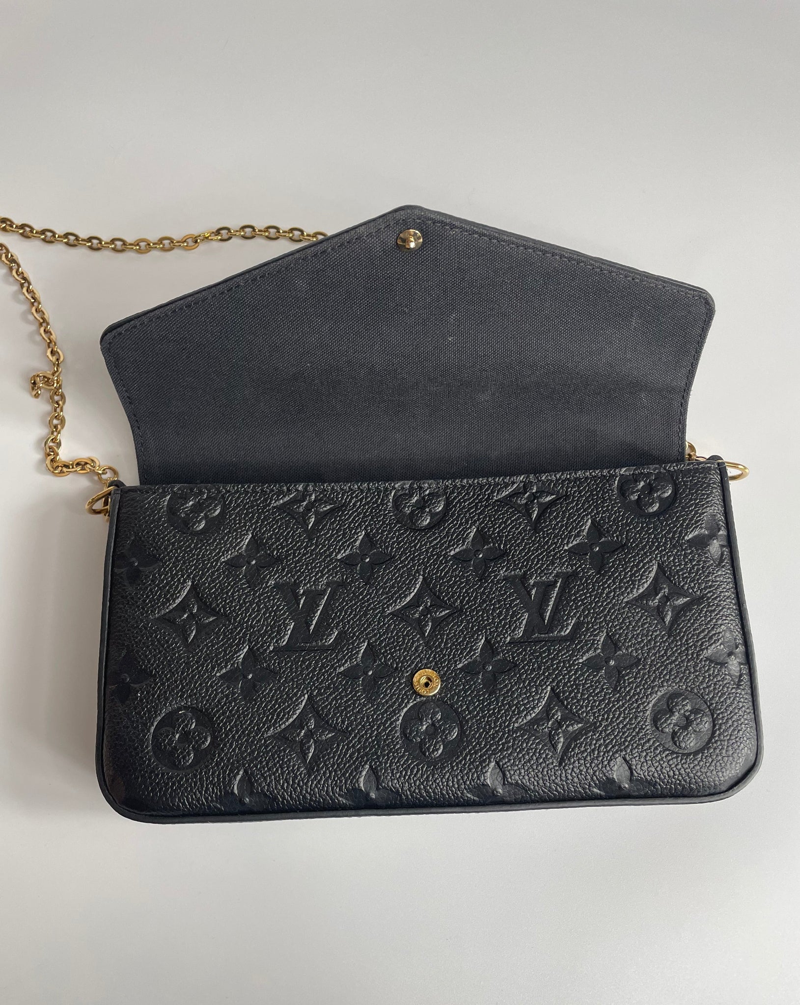New Louis Vuitton Cards Limited Edition Black Felicie Bag at 1stDibs   louis vuitton felicie limited edition, louis vitton felicie, lv felicie  limited edition