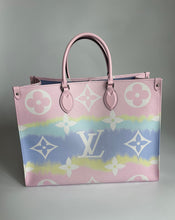 Load image into Gallery viewer, LV, Louis vuitton, Onthego, onthego gm, LV onthego, Louis vuitton onthego, Onthego pastel, Onthego escale pastel, Monogram escale pastel, Louis vuitton tote bag, lv tote bag, tote bag,
