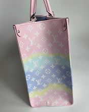 Load image into Gallery viewer, LV, Louis vuitton, Onthego, onthego gm, LV onthego, Louis vuitton onthego, Onthego pastel, Onthego escale pastel, Monogram escale pastel, Louis vuitton tote bag, lv tote bag, tote bag,
