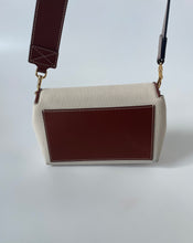 Load image into Gallery viewer, Burberry, Burberry crossbody, Burberry mini hackberry, mini hackberry, preloved, preluxe, preloved burberry, burberry sale, white crossbody
